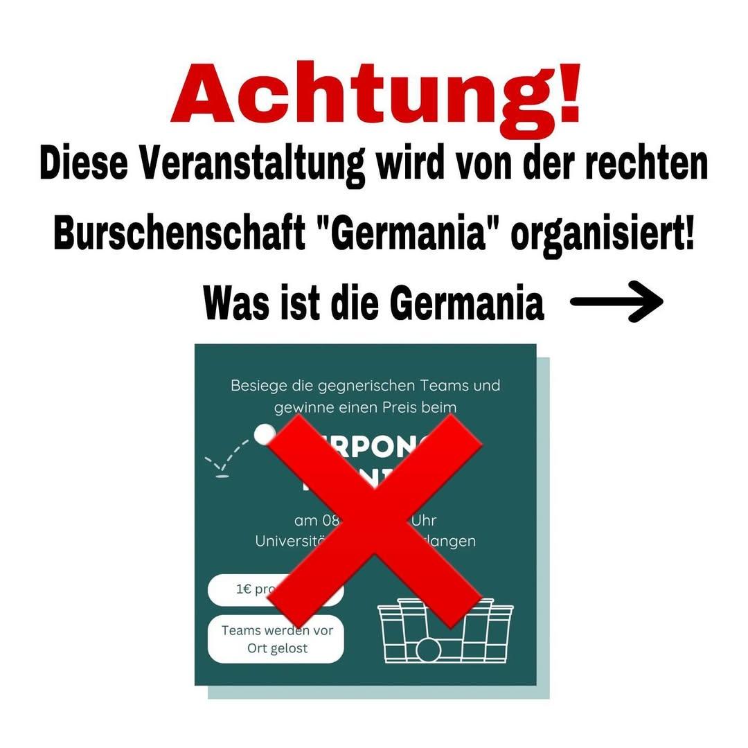 Achtung! Rechtes Bierpong-Tunier