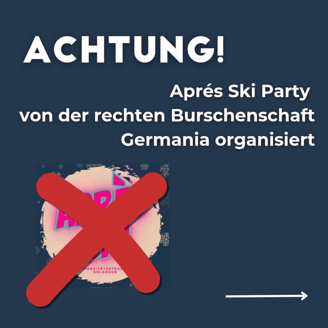 Aprés Ski Party der rechten Burschenschaft Germania crashen!