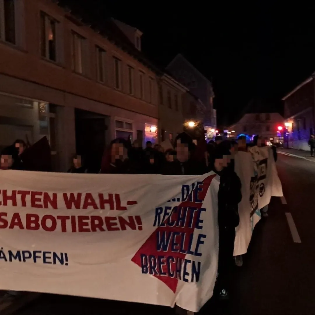 Gegen den Wahlkampfauftakt der AfD
