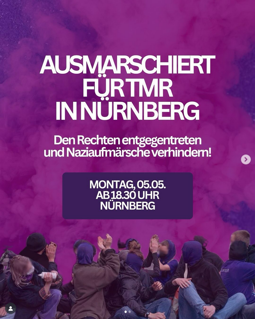 AUSMARSCHIERT FÜR TMR
