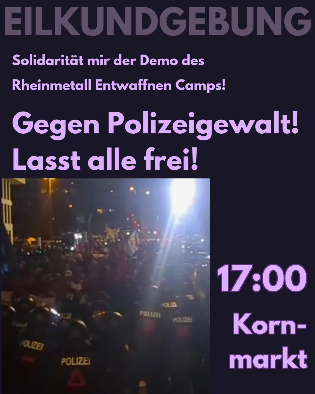 Gegen Polizeigewalt!