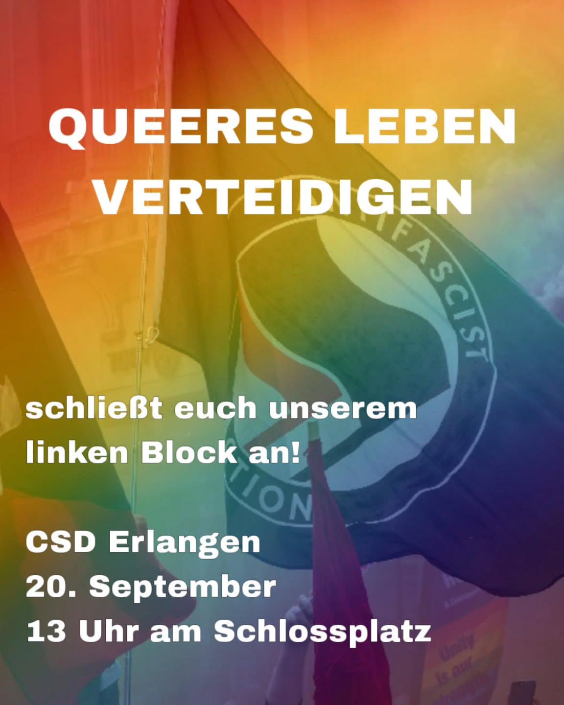 Für die queere Befreiung! Für queeres Leben!